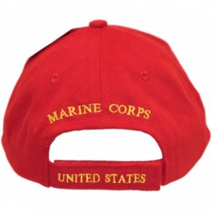 Skullies & Beanies USMC Marines Marine Corps Red Vintage EGA Ball Cap Hat - CJ12N6IW7OA $23.68