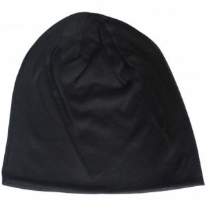 Skullies & Beanies Winter Hat for Men Women Skullies Beanies Thin Breathable Elastic Fashion Hip Hop Cap - Black - CY194YKWLH...