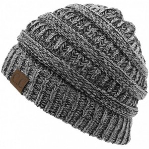 Skullies & Beanies Trendy Warm Chunky Soft Marled Cable Knit Slouchy Beanie - C412N1A9IH6 $16.45