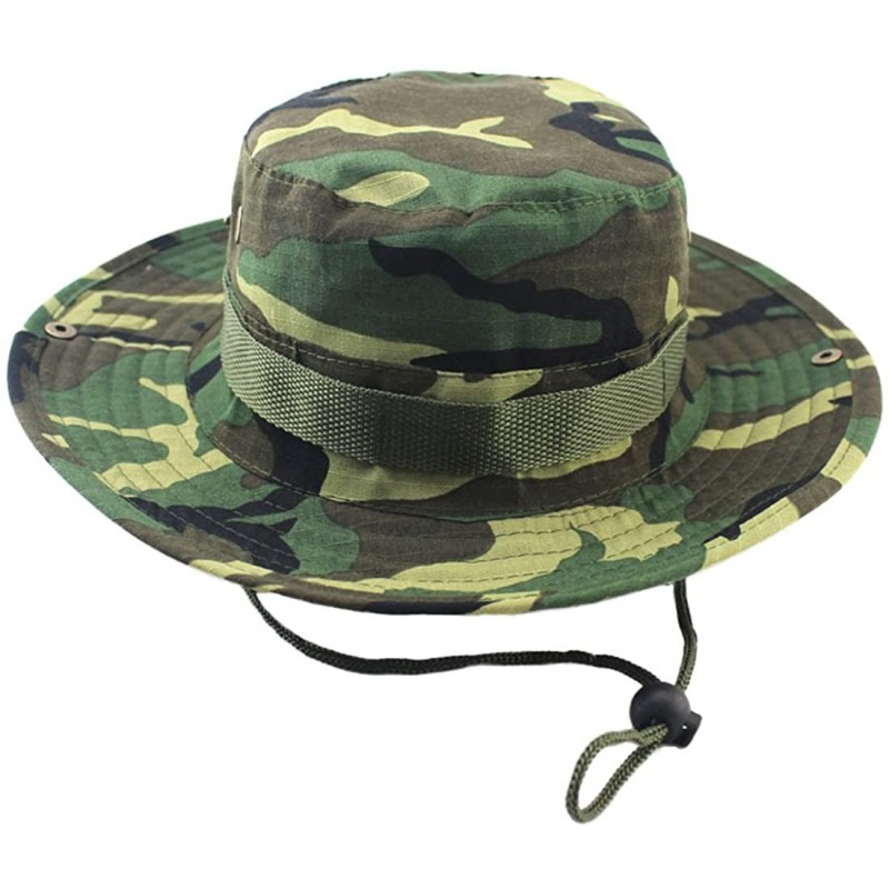 Sun Hats Outdoor Camouflage Hat/Boonie/Fisherman Hat - Lv Se - CJ12H7WRD7N $12.32