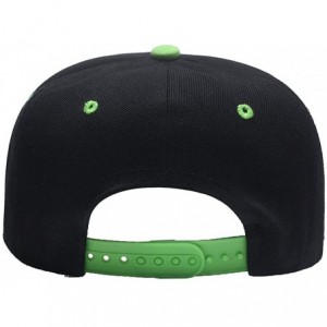 Baseball Caps Custom Embroidered Hat-Personalized Hat-Trucker Cap-Adjustable Dad Cap Add Text(Black) - Black Green - CZ18H245...