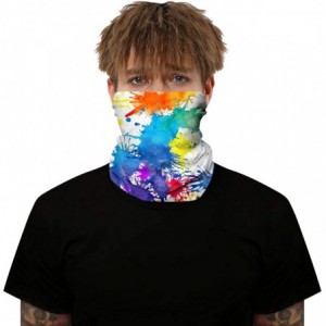 Balaclavas Tie Dye Print Face Mask Bandana Balaclava UV Protection Headwear Multipurpose Neck Gaiter for Men Women - CW197S5H...