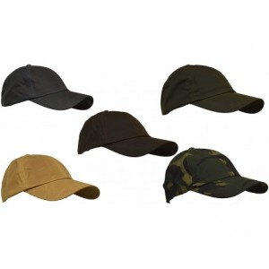 Baseball Caps Mens Ladies Wax Baseball Cap 100% Waxed Cotton One-Size - Olive - CJ11RBZ8PAF $18.45