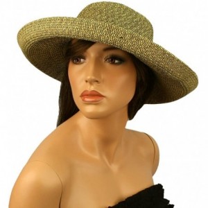 Sun Hats Women's Classic Large Brim Hat - One Size - Multi Wheat - CK112O5KZH9 $30.90