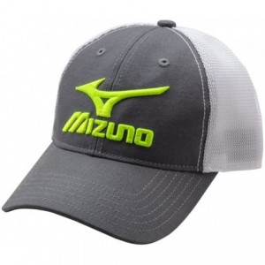 Baseball Caps Mesh Trucker Hat - Charcoal-gold - CP11Z9X9WOF $40.55