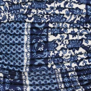 Skullies & Beanies Women Pleated Twist Turban African Printing India Chemo Cap Hairwrap Headwear - Deep Blue - C318WWL0O30 $1...