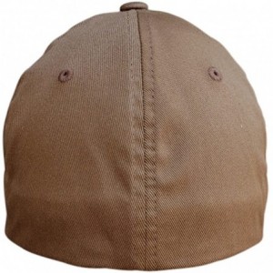 Baseball Caps Coyote Brown Flexfit Fitted Hat - CV18GLULDO7 $26.86