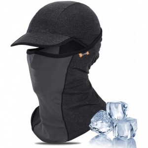 Balaclavas Sun UV Protection Summer Face Mask Breathable Cooling Fishing Neck Gaiter - Gray - CU1964ANSX6 $28.28