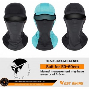 Balaclavas Sun UV Protection Summer Face Mask Breathable Cooling Fishing Neck Gaiter - Gray - CU1964ANSX6 $13.98