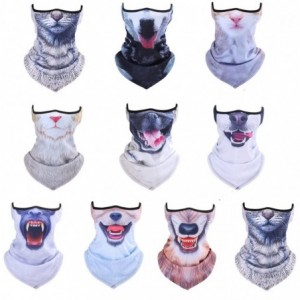 Balaclavas Unisex 3D Prints Animal Pattern Half Face Mask Neck Gaiter Warmer Scarf for Outdoor Sports - A01 - C3186RC43AU $12.03