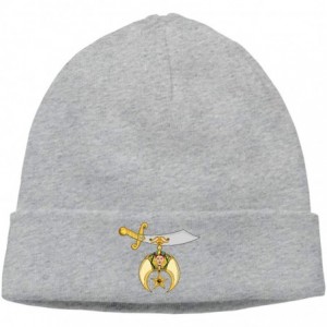 Skullies & Beanies Crali Shriner Unisex Fashion Autumn/Winter Cap Hedging Caps Casual Cap Hat Warm Hats for Men & Women - Gra...