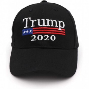 Baseball Caps Men Women Make America Great Again Hat Adjustable USA MAGA Cap-Keep America Great 2020 - 2 Pack---2020 Black - ...