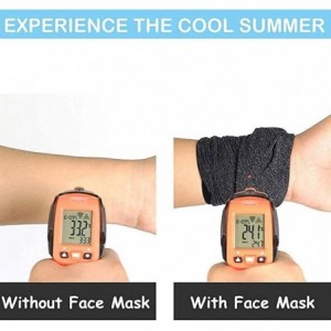 Balaclavas Face Mask with Ear Hangers- Cooling Neck Gaiter- Scarf- Bandana- Summer Balaclava for Dust Wind UV Protection - CA...