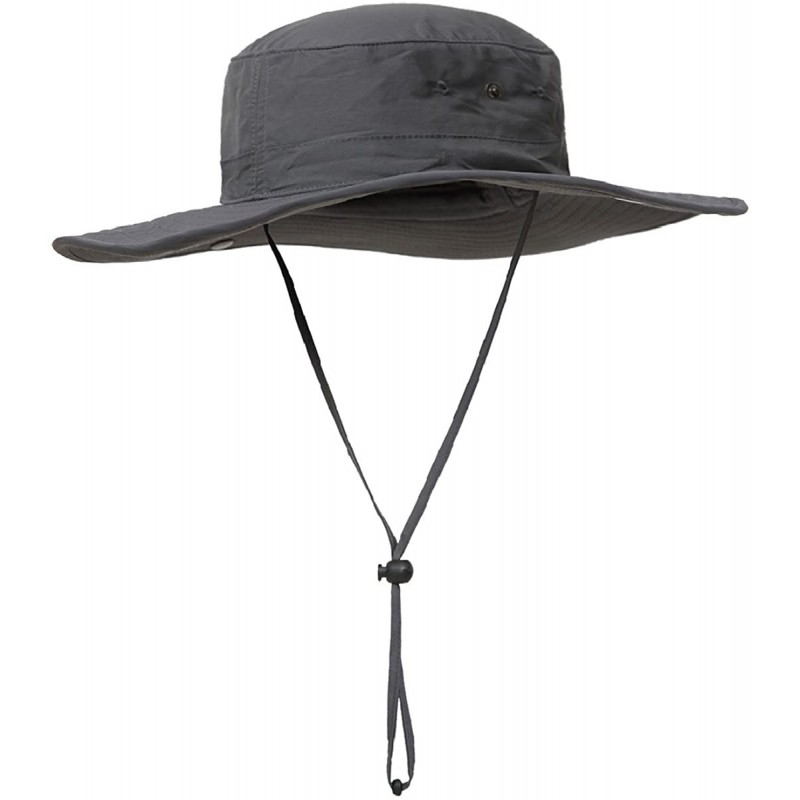 Sun Hats Wide Brim Cowboy Hat Unisex Foldeable Cap Sun Block UPF50+ Golf Fishing Hiking- Camping - A Deep Gray - CC12L20T8TH ...