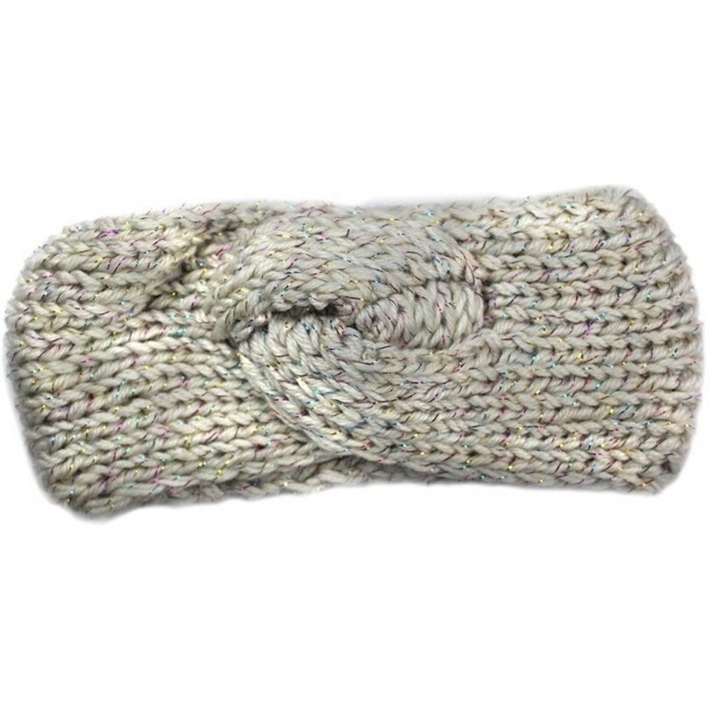 Headbands Winter Ear Warmer Headwrap Crochet Knit Hairband(n122) - White(beige) - CB120CA3MZX $19.33