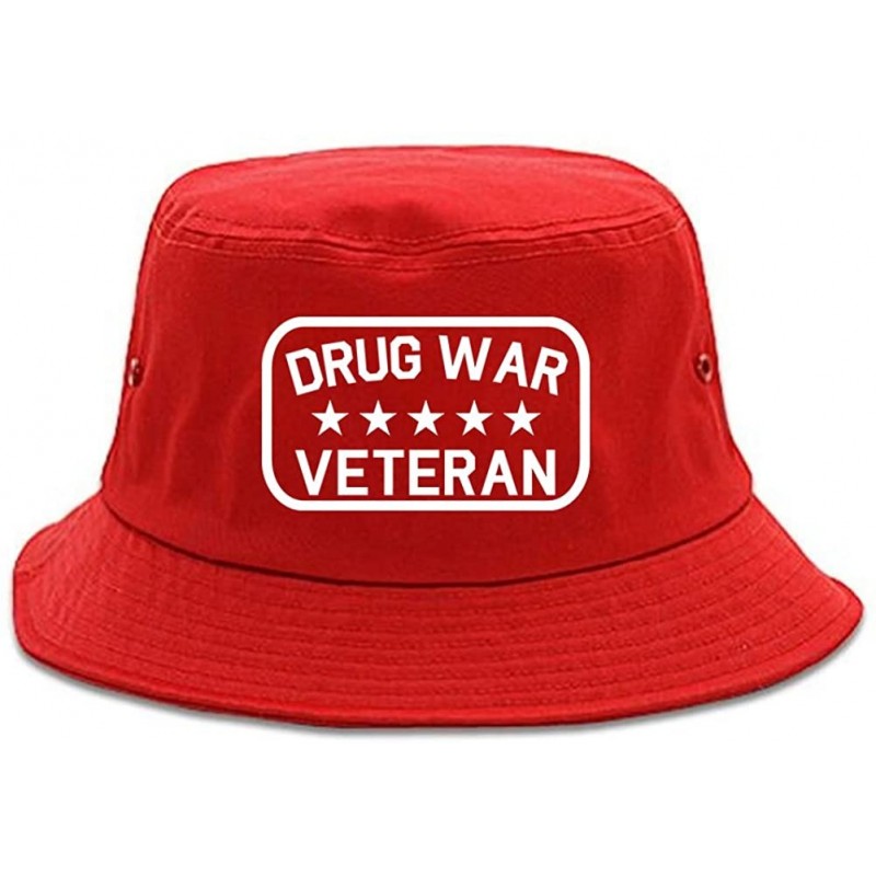 Baseball Caps Drug War Veteran Bucket Hat - CX183RTQMRS $27.37