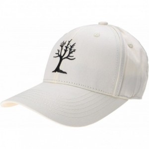 Baseball Caps Embroidered Cotton Baseball Cap Adjustable Snapback Dad Hat - Beige- Tree - CJ185N543L6 $21.91