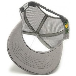 Baseball Caps Pro Shop Men's Trucker Hat Mesh Cap - One Size Fits All Snapback Closure - Great for Hunting & Fishing - Grey -...