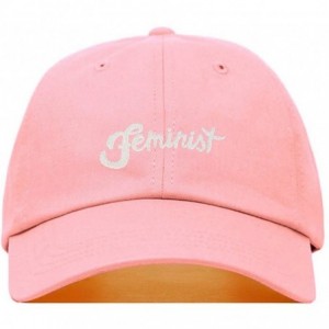 Baseball Caps Feminist Baseball Hat- Embroidered Dad Cap- Unstructured Soft Cotton- Adjustable Strap Back (Multiple Colors) -...