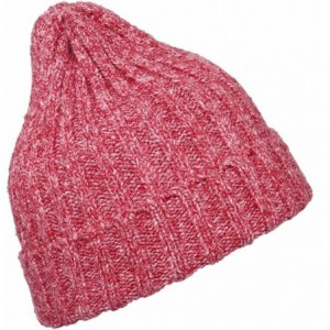 Skullies & Beanies Beanie Hats for Men Women-Baggy Knit Ski Warm Slouchy Cap - Style 3 Red & White - C418ID0Y0KE $26.39