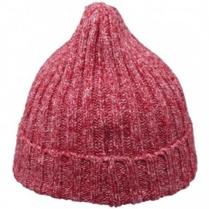 Skullies & Beanies Beanie Hats for Men Women-Baggy Knit Ski Warm Slouchy Cap - Style 3 Red & White - C418ID0Y0KE $11.14