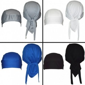 Skullies & Beanies Sweat Wicking Beanie Cap Hat Chemo Cap Skull Cap for Men and Women - Black-white-gray-navy Blue - CQ11X9XH...