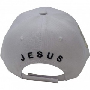 Baseball Caps God Hat Jesus Christ Baseball Cap - Religious Christian Gift for Men and Women - God is Good - White - CL18I0ND...