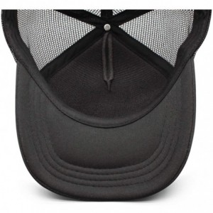 Baseball Caps Mens Womens White-Logo- Casual Adjustable Hip-hop Hat - Black-26 - CA18R4ZGRTR $34.65