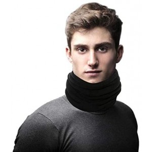 Balaclavas Unisex Neck Gaitor for Man Woman- Double-Layered Fleece Neck Windproof and Lightweight Circle Loop Scarves - C618Z...