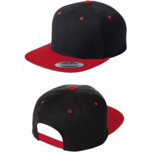 Baseball Caps Custom Embroidered Baseball Golf Trucker Snapback Camo Hat - Monogrammed Cap - Black/ True Red - CE18E4DHMUK $1...