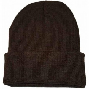 Skullies & Beanies Unisex Slouchy Knitting Beanie Hip Hop Cap & Warm Winter Ski Hat - Coffee - CZ187R85O74 $18.34