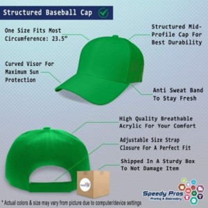 Baseball Caps Custom Baseball Cap Referee Whistle B Embroidery Dad Hats for Men & Women - Kelly Green - CO18SI5EI8E $20.62