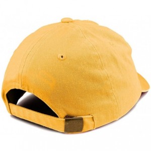 Baseball Caps Established 1970 Embroidered 50th Birthday Gift Pigment Dyed Washed Cotton Cap - Mango - CN180N557OD $17.69