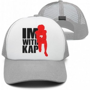 Baseball Caps ImWithKap Flat-Brim Baseball Caps Unisex Adjustable Hat - Imwithkap-22 - CX18GGWT3NN $39.20