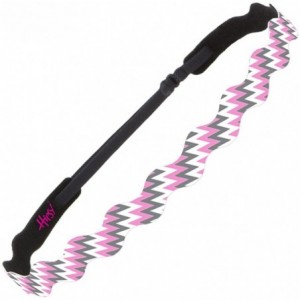 Headbands Women's Adjustable NO SLIP Zigzag Wave Headband - Light Pink - C3122QQURWN $25.54