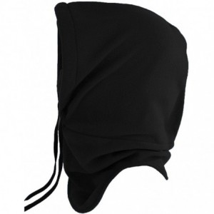 Skullies & Beanies Balaclave Fleece Windproof Ski Mask Face Mask Tactical Hood Neck Warmer - Heavyweight-black - CH18LR4WUIQ ...