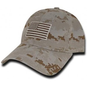 Baseball Caps Polo Style American Pride Flag Baseball Caps - Desert Camo - CQ12NS0761O $11.18