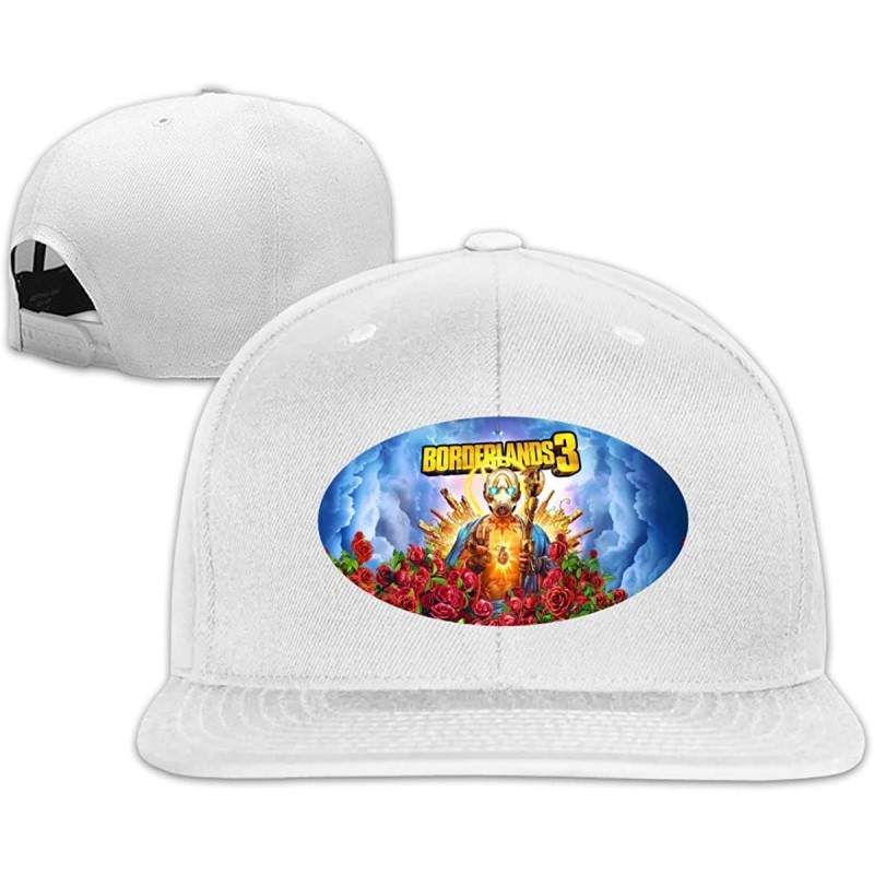Baseball Caps Snapback Hat Borderlands 3 Hat Graphic Baseball Cap Unisex Gift 6 Panel - White - CI18Z0XSNTA $33.81