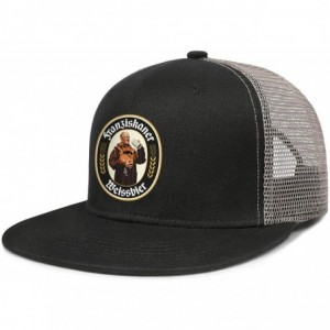 Baseball Caps Unisex Flat Hat Franziskaner-Weissbier- Lightweight Comfortable Adjustable Trucker Hat - Charcoal-gray-57 - CD1...