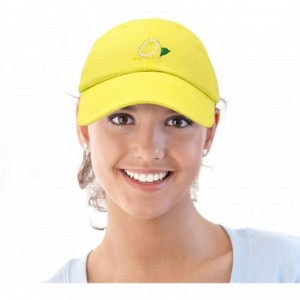 Baseball Caps Lemon Hat Baseball Cap - Minion Yellow - CR18M7MM2TH $24.69