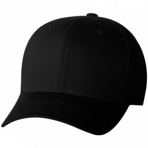 Baseball Caps 3-Pack Premium Original V Cotton Twill Fitted Hat 5001 - Black - CN127J958DF $73.37