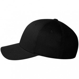 Baseball Caps 3-Pack Premium Original V Cotton Twill Fitted Hat 5001 - Black - CN127J958DF $38.01