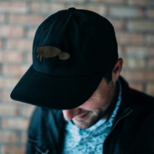 Baseball Caps Custom Low Profile Soft Hat Manatee Embroidery Animal Name Cotton Dad Hat - Forest Green - CE18QQ7IX32 $42.47