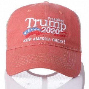Baseball Caps Men Women Make America Great Again Hat Adjustable USA MAGA Cap-Keep America Great 2020 - Orange - C518Y2OHD5Q $...