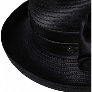 Bucket Hats Church Kentucky Derby Dress Hats for Women - Sd710-p-bkwh - CO18CU9DCE5 $84.41