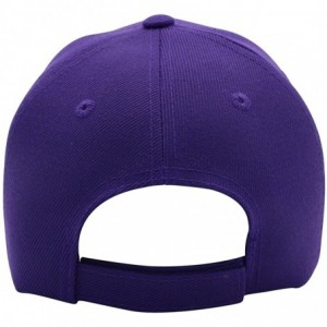 Baseball Caps Classic Baseball Hat Custom A to Z Initial Team Letter- Purple Cap White Black - Letter S - C118NXXGEO6 $26.59