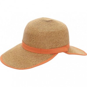 Sun Hats French Laundry Packable Crushable Travel Hat - Brown/Turquoise - C9129TCKHWH $53.55