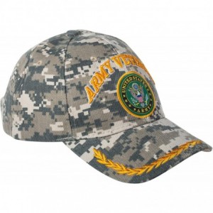 Baseball Caps Officially Licensed United States Army Veteran Embroidered Baseball Cap - Army Emblem - Digital Camo - C918S5R4...