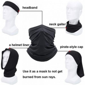 Balaclavas Neck Gaiter Face Bandanas Mask for Women Balaclava for Men Face Scarf Cover for Dust- Sports- Outdoor 4pcs - CF198...