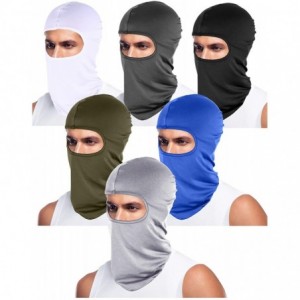 Balaclavas 6 Pieces UV Sun Protection Balaclava Full Face Mask Winter Windproof Ski Mask for Outdoor Motorcycle Cycling - CO1...